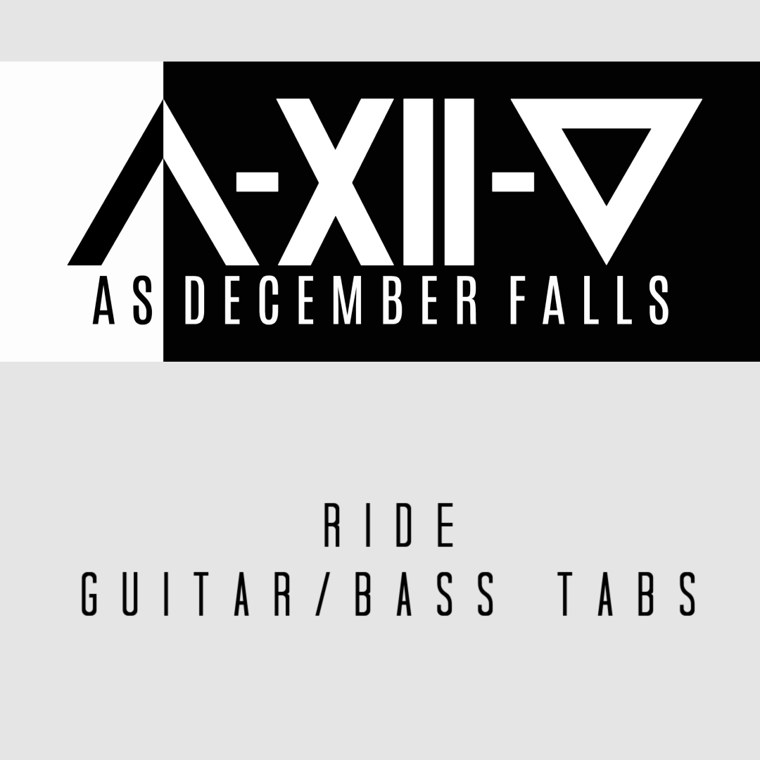 Ride - Guitar and Bass Tabs and Instrumental Track