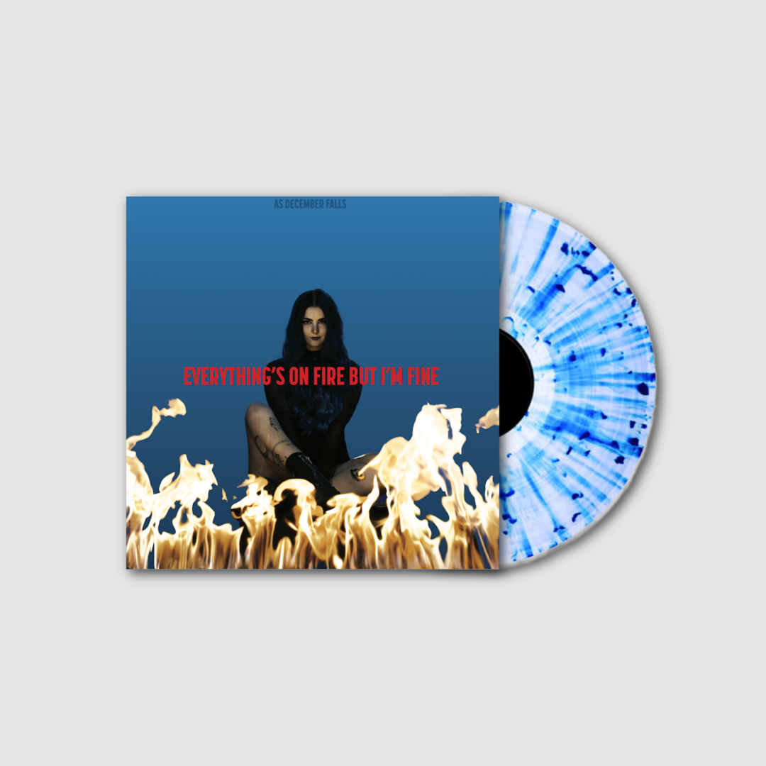 Everything's On Fire But I'm Fine - Limited Edition Ice Vinyl (Signed) + Download