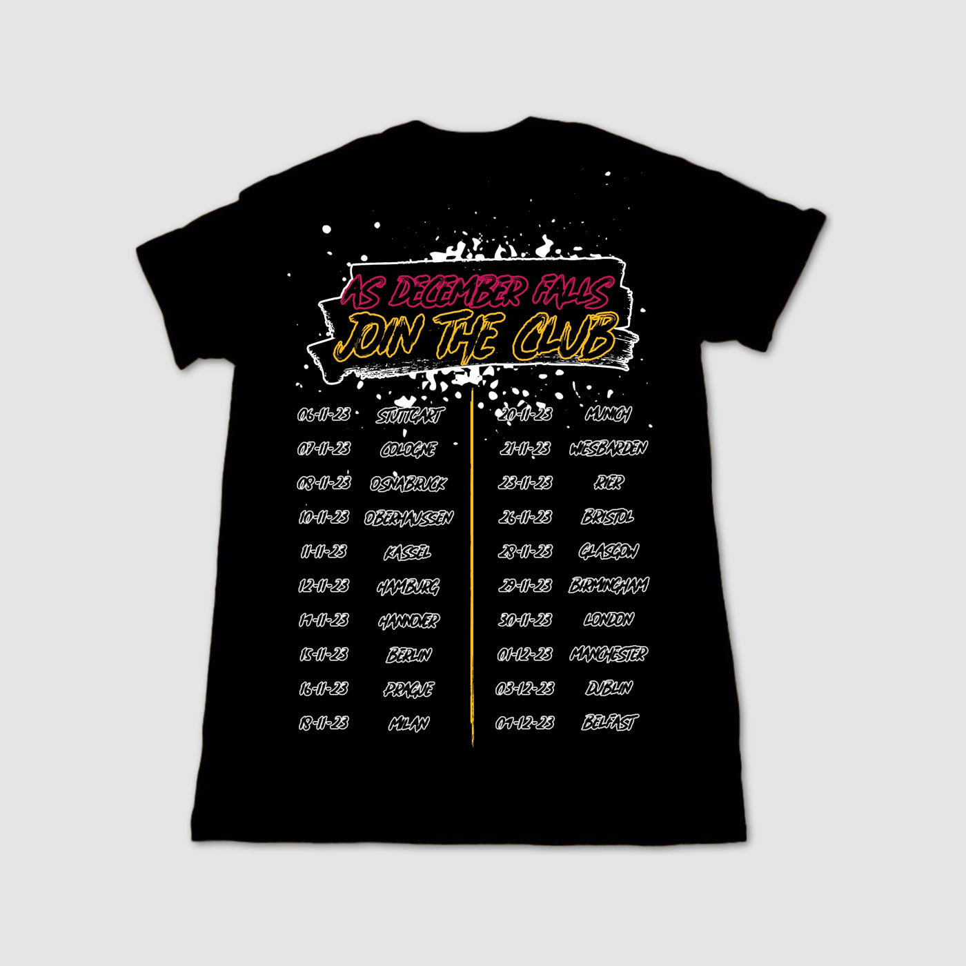 Join The Club Tour T-Shirts