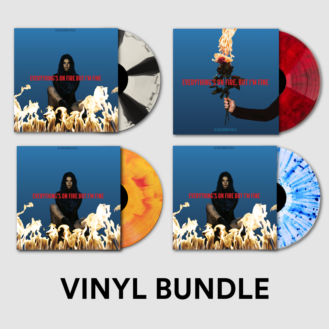 Everything's On Fire But I'm Fine - Vinyl Bundle (Signed) + Download