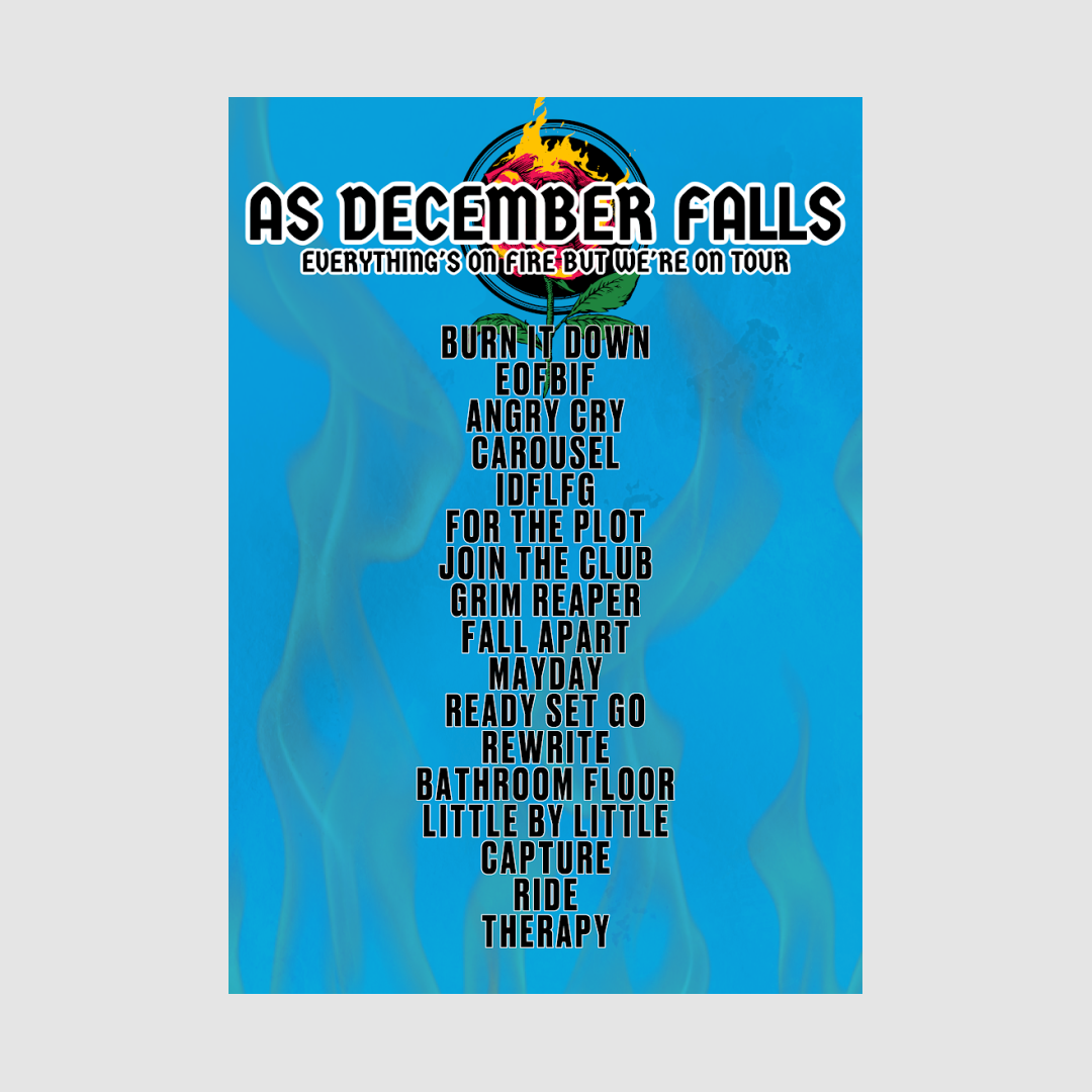 2025 Tour Set List - Signed