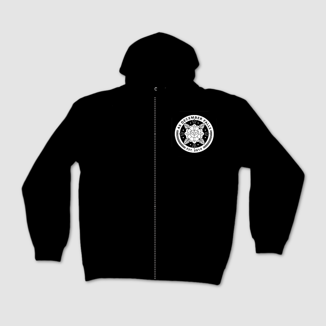 OG Flower Logo Zip-Up Hoodie - Unisex