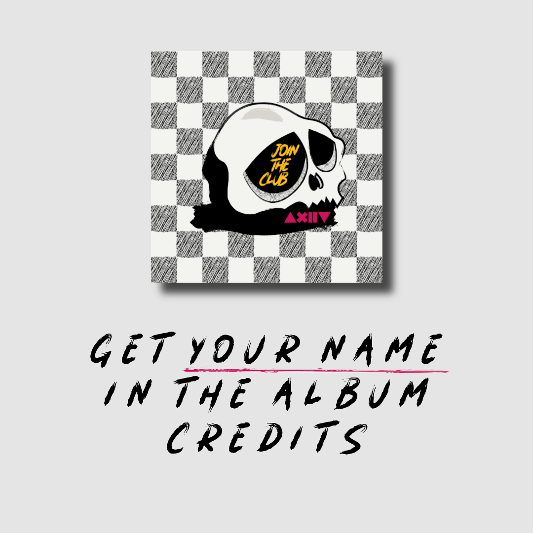 Join The Club CD + Get Your Name In The Credits! (Signed) + Download