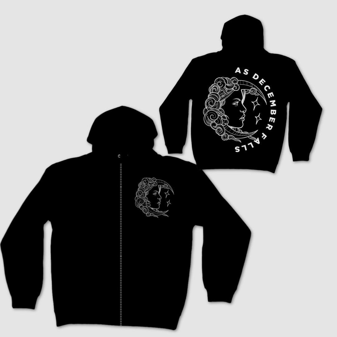 Night-Thinker Zip-Up Hoodie - Unisex